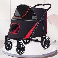Carbon Steel & Oxford foldable Pet stroller portable PC