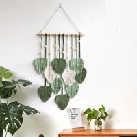 Cotton thread & Wood Easy Matching Tapestry Wall Hanging Plant PC