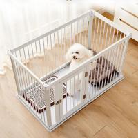 Wooden & Stainless Steel Pet Bed hardwearing Solid white PC