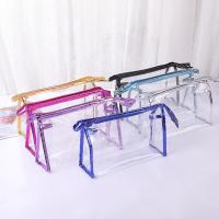 PVC Cosmetic Bag portable & waterproof & transparent Solid PC