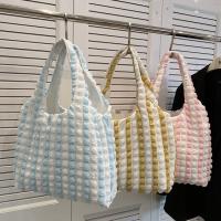 Cotton Tote Bag Handbag soft surface striped PC