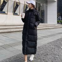 Polyester long style & Plus Size Women Parkas thicken & with detachable hat & thermal PC