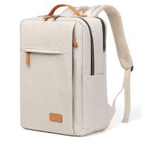 Polyester hard-surface Computer Backpack large capacity & with USB interface & waterproof Solid PC