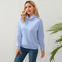 Polyester Vrouwen Sweatshirts ijzer-op Solide meer kleuren naar keuze stuk