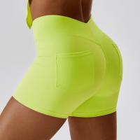 Polyamide & Spandex Slim & Quick Dry & High Waist Women Yoga Pants stretchable Solid PC