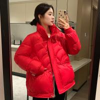 Polyester Women Parkas thicken & loose & thermal Solid PC