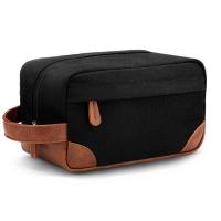 PU Leather Storage Bag for Travel & large capacity Solid PC