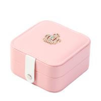 PU Leather Multifunction Jewelry Storage Case for storage & durable Crown PC