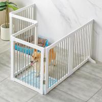 Wooden & Stainless Steel foldable Pet Fence hardwearing  PC