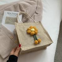 Cotton Linen Box Bag Woven Tote soft surface & hardwearing PC
