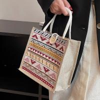 Canvas Box Bag Handbag contrast color & hardwearing PC