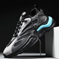 Cotton Cloth & Mesh Fabric front drawstring Men Casual Shoes & breathable PVC Plastic Injection Pair