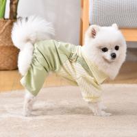 Polyester Pet Dog Clothing & breathable green PC