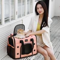 Linen & Nylon Pet Carry Handbag portable & hardwearing Solid PC