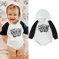 Cotton Slim Baby Jumpsuit Solid white and black PC
