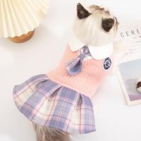 Polyester Pet Dog Clothing & breathable pink PC