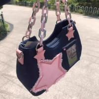 Denim Easy Matching Handbag Pentangle PC