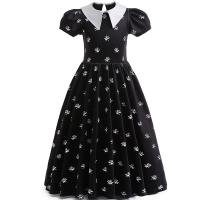 Gauze & Polyester A-line Children Halloween Cosplay Costume  & breathable black PC