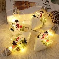 Plastic Creative Christmas Light for home decoration & christmas design Snowman white PC