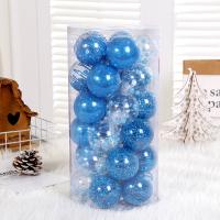 El plastico Bolas de decoración de Navidad, más colores para elegir, 30PCs/Caja,  Caja