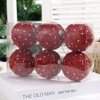 Plastique Boules de décoration de Noël modèle différent pour le choix plus de couleurs pour le choix Boîte