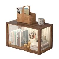 Acrylic & Solid Wood Storage Rack for storage & durable & dustproof PC