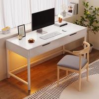 Madera contrachapada PC Desk, Sólido, blanco,  trozo