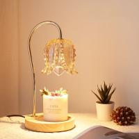 Wooden & Glass & Iron with bulbs Fragrance Lamps PC
