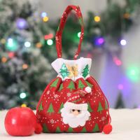 Chiffon Sac cadeau de Noël couleur et motif différents pour le choix pièce
