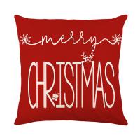 Linen Throw Pillow Covers without pillow inner & christmas design printed PC