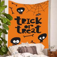 Polyester Tapestry Halloween Design printed PC