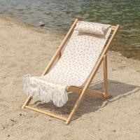 Beech wood & Oxford Outdoor Foldable Chair durable & portable PC