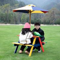 Polyester Fabrics & Wooden foldable Outdoor Foldable Furniture Set for children & durable & sun protection multi-colored PC