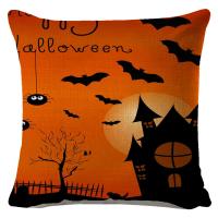 Linen Throw Pillow Covers Halloween Design printed PC