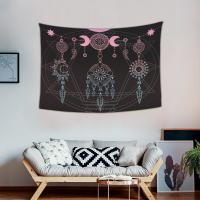 Polyester Peach Skin Tapestry for home decoration printed PC
