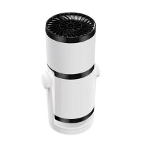 ABS cooling and heating & Multifunction Car Fan Heater rotatable white and black PC