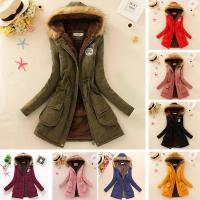 The Latest wholesale Women Down Coat and Parkas For Ladies with Cheap price in Winter Casual Long sleeve Jacket thermal printed Solid multi-colored