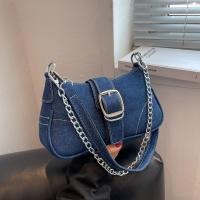 Denim Easy Matching Shoulder Bag with chain PC