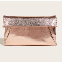 PU Leather Envelope & Easy Matching Clutch Bag Solid pink PC