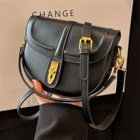 PU Leather Saddle Shoulder Bag soft surface PC