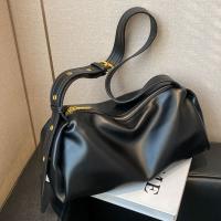 PU Leather Tote Bag Shoulder Bag large capacity & soft surface PC