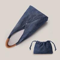 Denim Easy Matching Shoulder Bag large capacity Solid blue PC