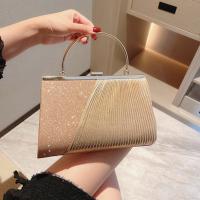 Metal & Polyester Easy Matching Clutch Bag with chain PC