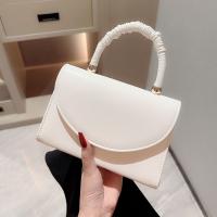 PU Leather Easy Matching Handbag with chain & Mini white PC