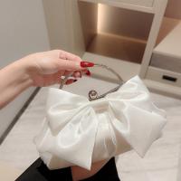Satin Easy Matching Clutch Bag with chain bowknot pattern PC