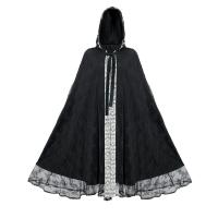 Polyester Cloak Halloween Design & loose black : PC