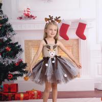 Chemical Fiber & Polyester Ball Gown Children Christmas Costume christmas design  Deerlet PC