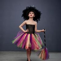 Nylon & Polyester Costume de sorcière d’enfants pièce