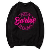 Polyester Plus Size Women Sweatshirts & loose printed letter PC