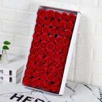 Seifenblume Seife Rose Geschenk-Box, mehr Farben zur Auswahl, 50Pcs/Box,  Box